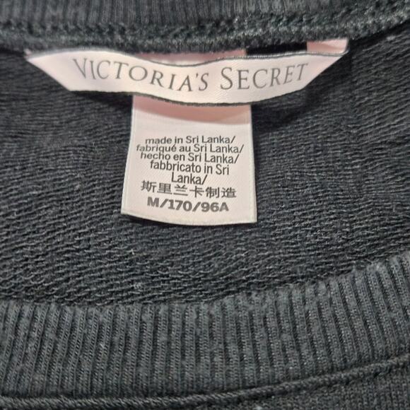 Victoria's Secret Women Medium Black Knit Tank and Shorts Lounge Wear PJ Set EUC - Picture 9 of 10